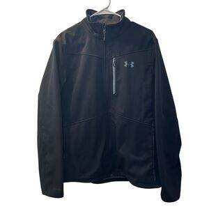 Under Armour Storm ColdGear Infrared Shield Fitted Jacket Men Size Large Black